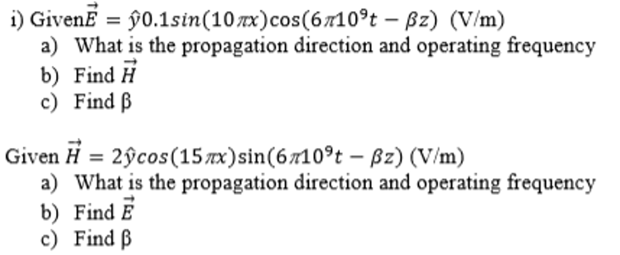 Solved Given E Y 0 1 Sin 10 Pi X Cos 6 Pi 10 9 T B Chegg Com