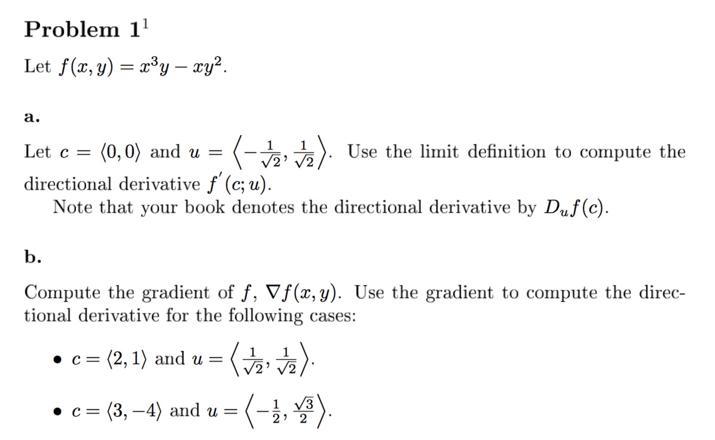 Solved Let F X Y X 3y Xy 2 Let C 0 0 And U Chegg Com