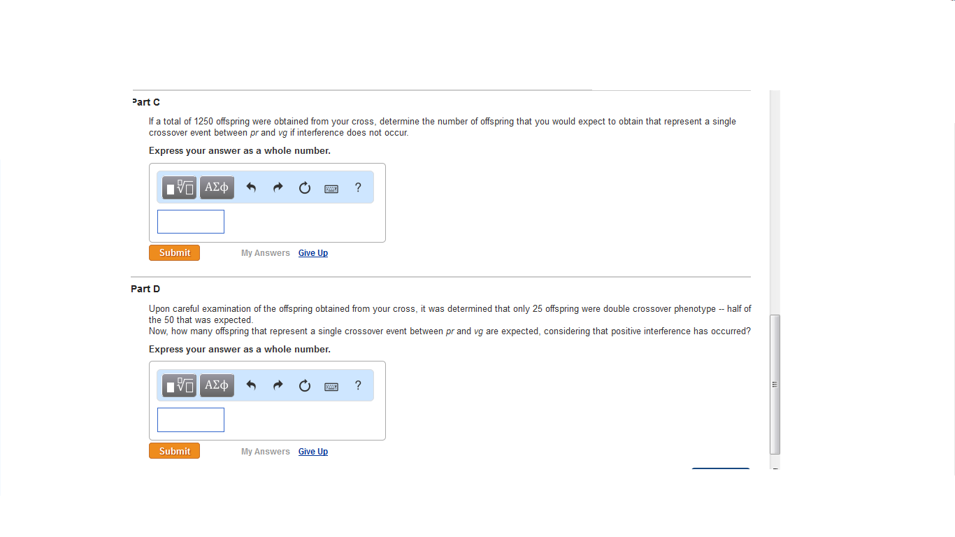 Solved Genetics Please Answer Both Questions The Questions Chegg Com