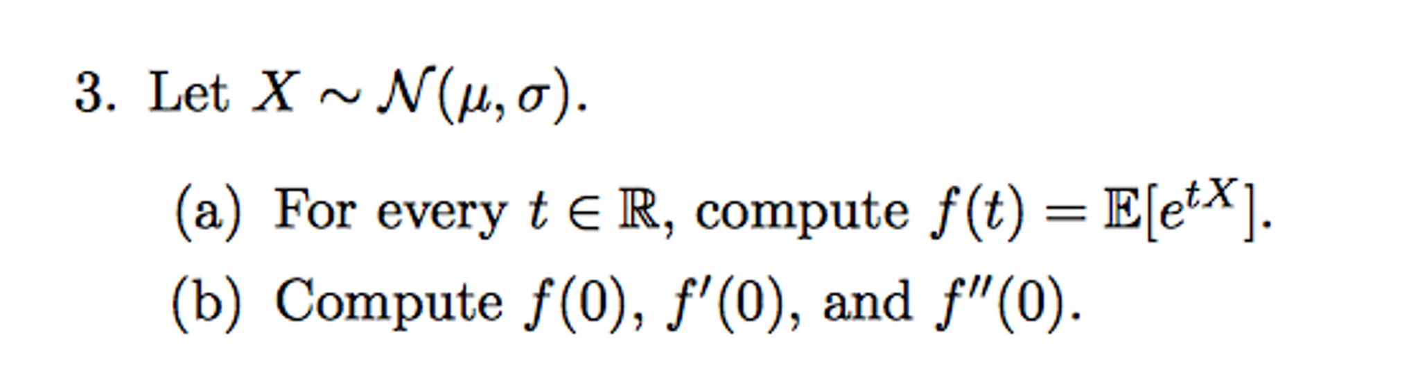 Let X N Mu Alpha For Every T Elementof R Co Chegg Com