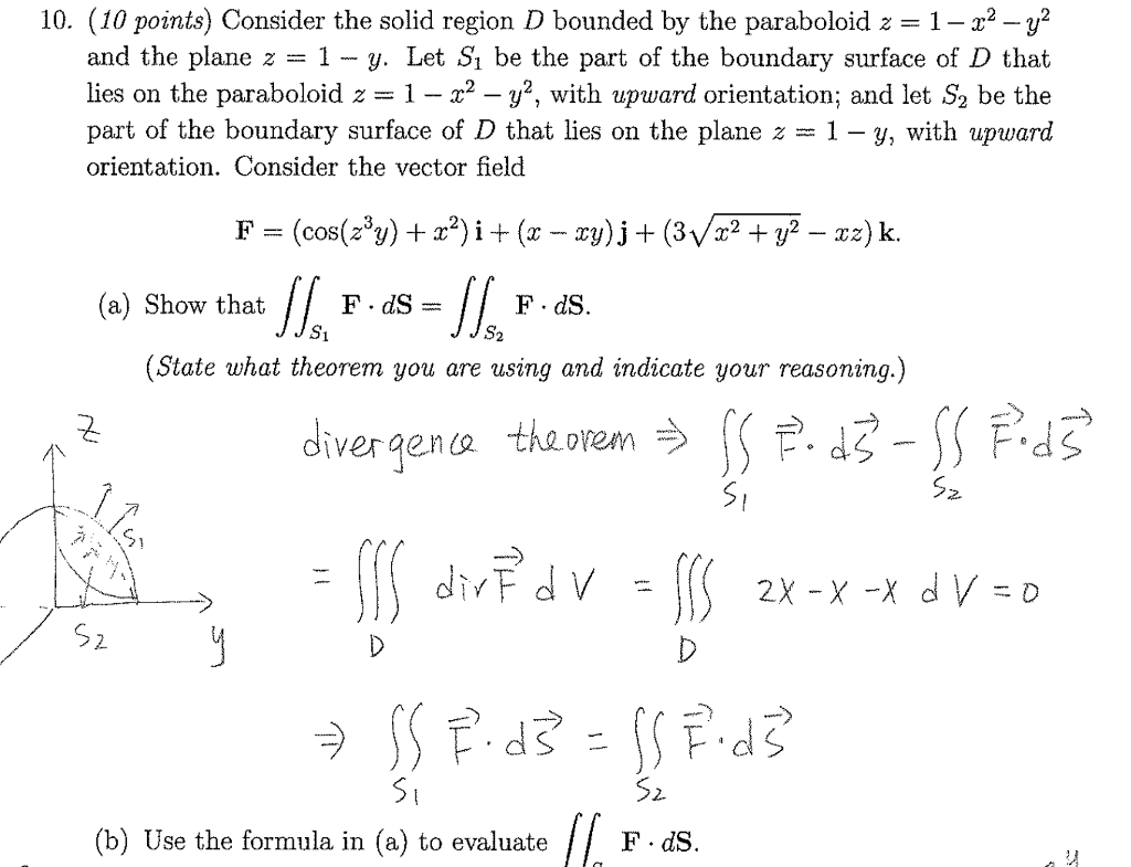 Solved Consider The Solid Region D Bounded By The Paraboloid Chegg Com