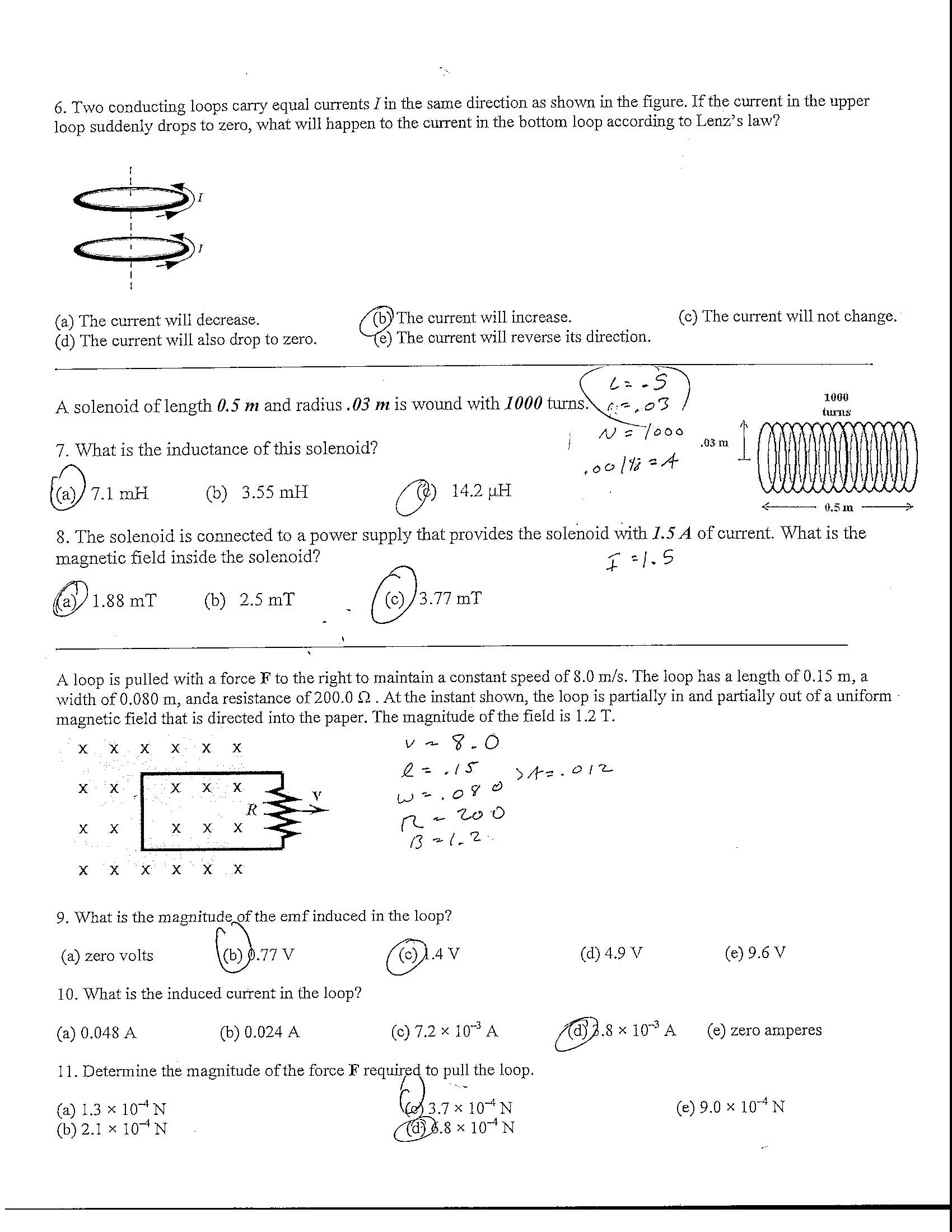 Spice Of Lyfe: Physics Equations Test