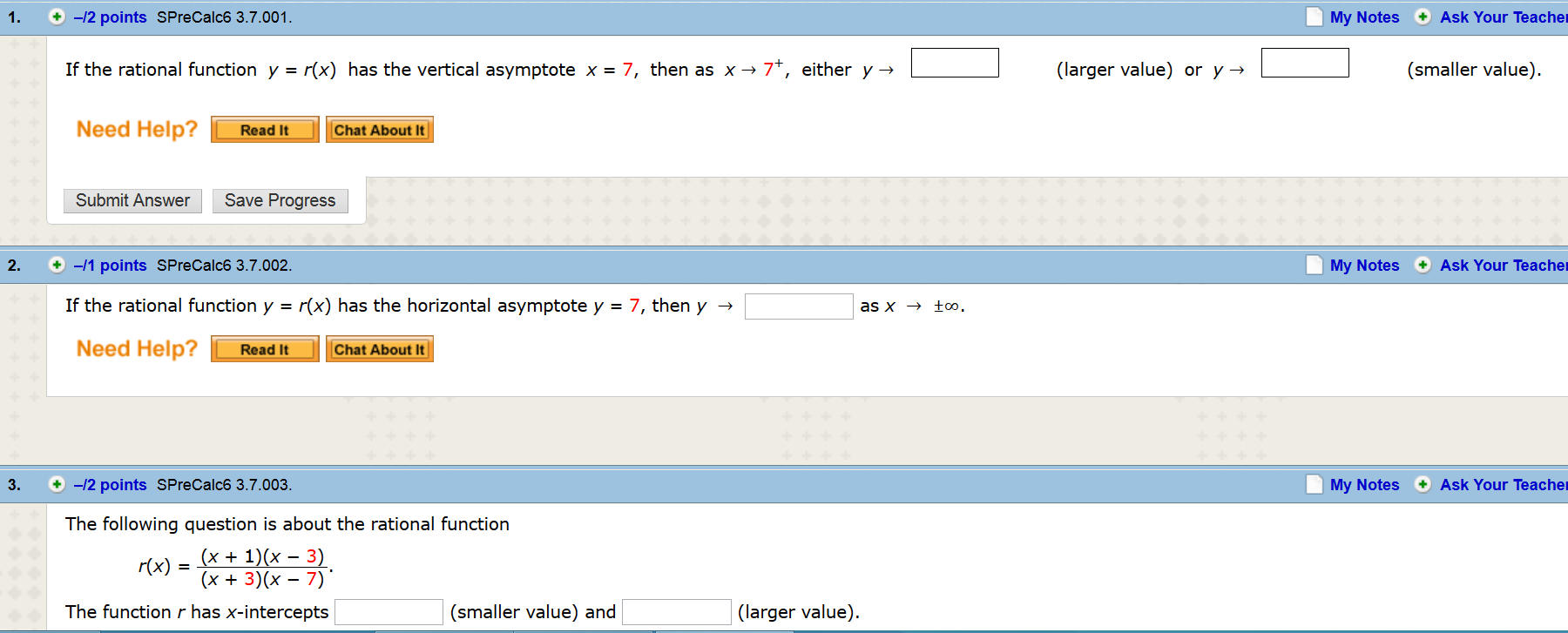 Solved If The Rational Function Y R X Has The Vertical Chegg Com