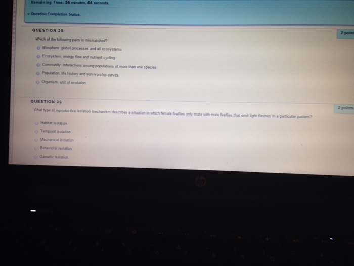 Which Of The Following Pairs Is Mismatched Biosphere Chegg Com