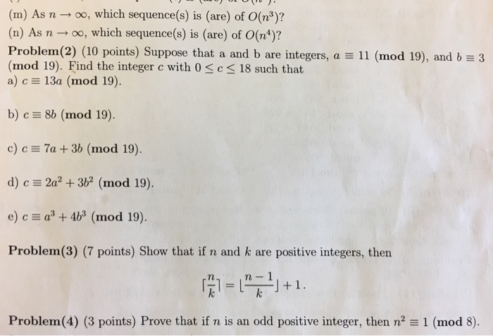 Solved Hello There Friend Can You Solve Problem 2 A E So Chegg Com