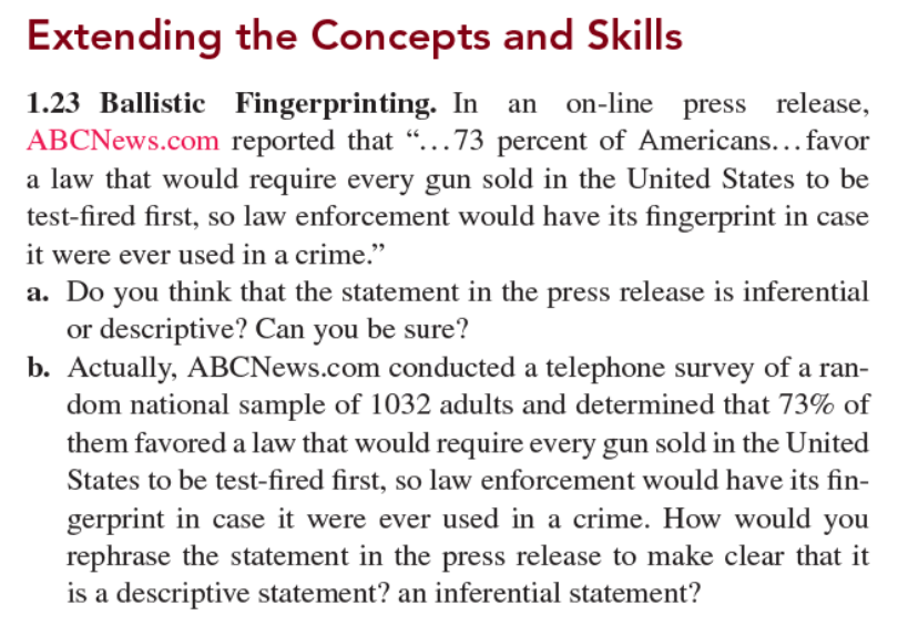 Extending The Concepts And Skills 1 23 Ballistic Chegg Com