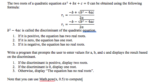 How To Solve Quadratic Formula Without B