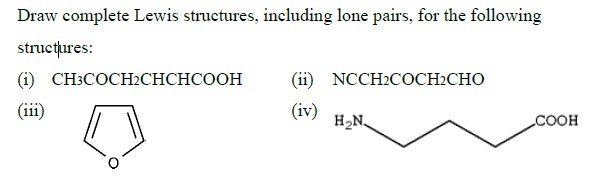 Solved Draw Complete Lewis Structures, Including Lone Pai
