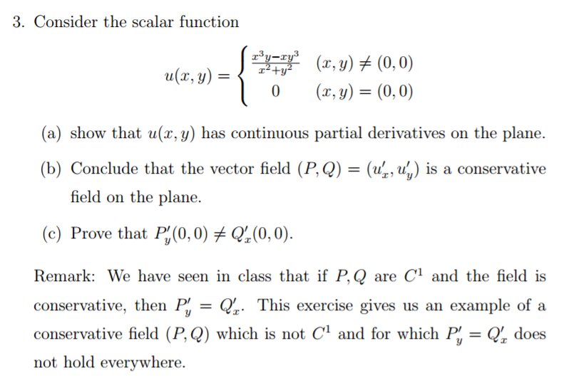 Solved Consider The Scalar Function U X Y X 3y Xy 3 Chegg Com