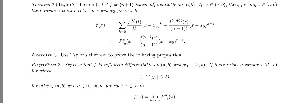 Solved Let F Be N 1 Times Differentiable On A B If Chegg Com