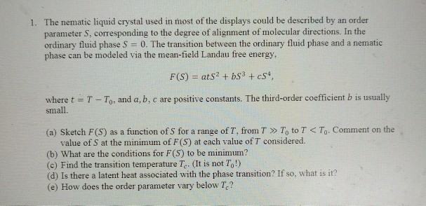 Liquid crystals and ordered fluids