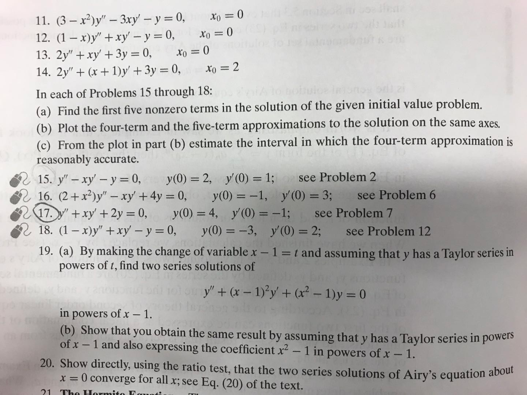 Solved 11 3 X2 Y 3xy Y 0 Xo 0 12 1 X Y Chegg Com