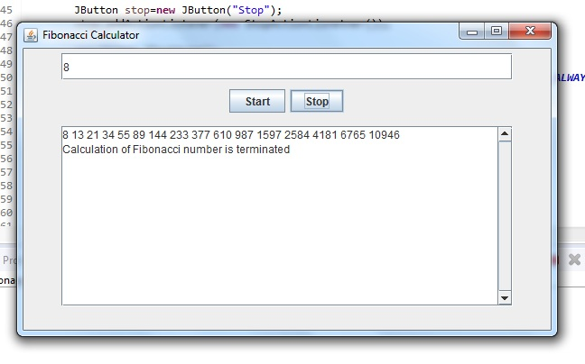 Answered! Implement a Java GUI multi-threaded application that computes a Fibonacci number. The expected screen shot... 2