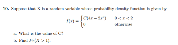 X is a Random variable with the probability function: f(x) = x/12 for x = 2, 4 or 6 the expected value of x is. X variable. Suppose x is a Random variable for which a Poisson probability distribution. Given a function f(x) such that f(x) = f(|x|).