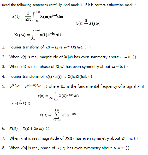 Solved Read The Following Sentences Carefully And Mark T Chegg Com