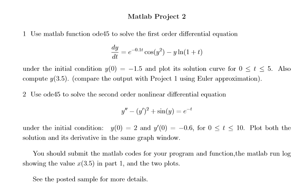 Matlab function