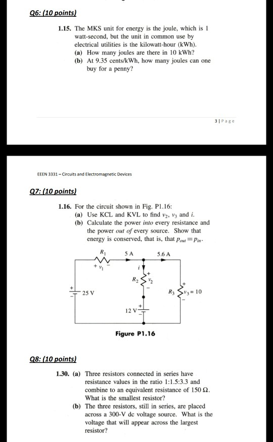 What Is Kwh >> Solved 6 10 Points 1 15 The Mks Unit For Energy Is The What Is Kwh >> Solved 6 10 Points 1 15 The Mks Unit For Energy Is The