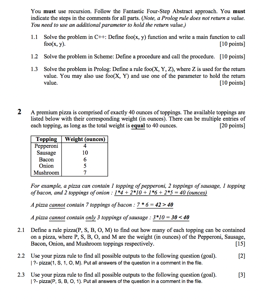 Prolog assignment questions image