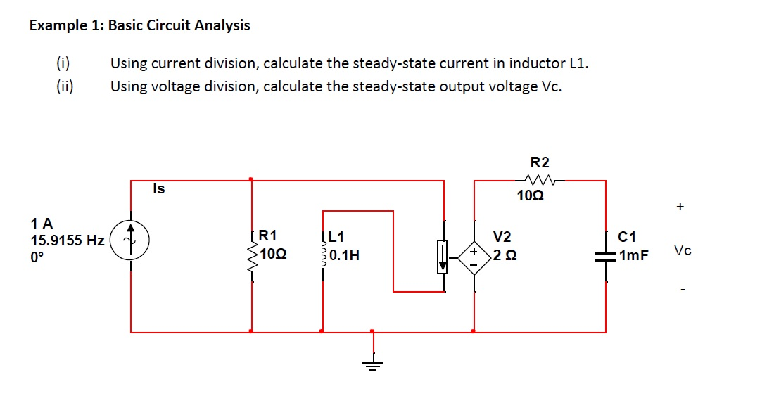 Solved: Basic Circuit Analysis Using Current Division, Cal... | Chegg.com