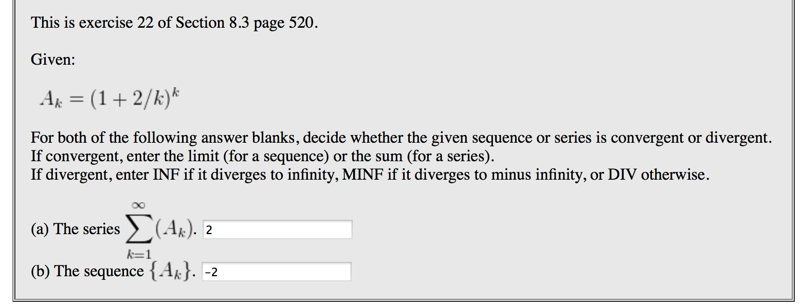 Solved This Is Exercise 22 Of Section 8 3 Page 5 Given Chegg Com