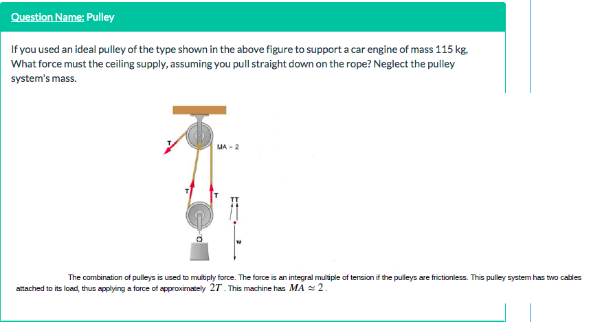 multiple pulley system