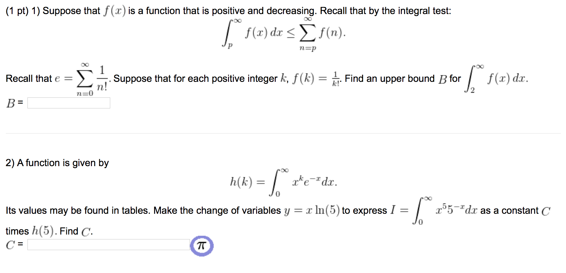 Solved Suppose That F X Is A Function That Is Positive A Chegg Com