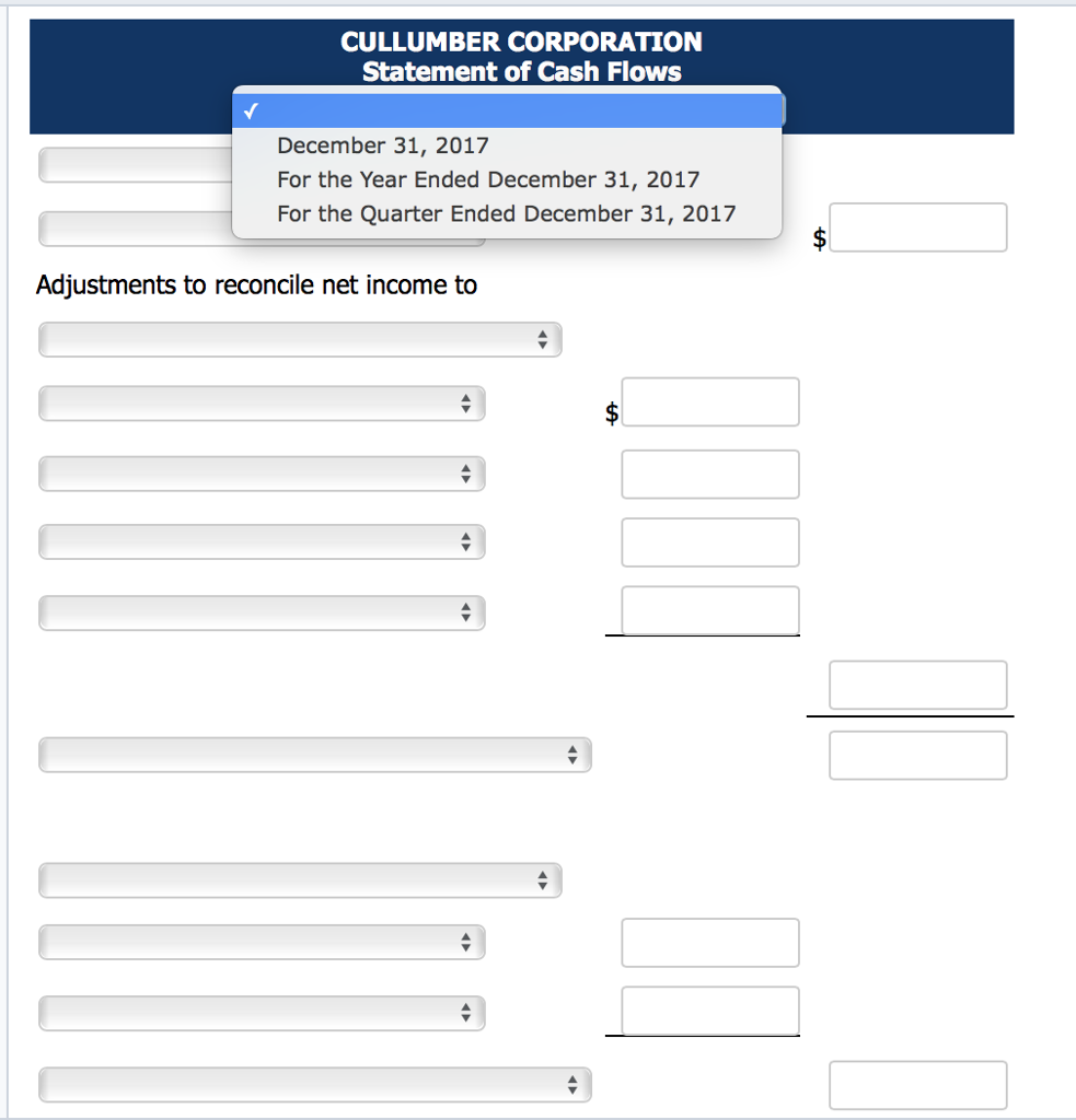 Exercise 5 16 A Comparative Balance Sheet For Chegg Com