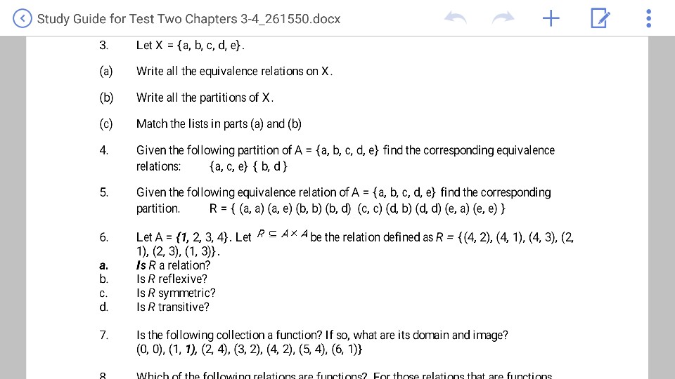 Solved Study Guide For Test Two Chapters 3 4 Docx Chegg Com