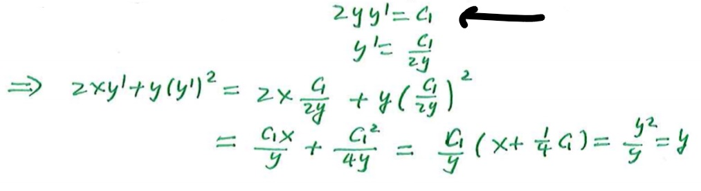 Solved Verify That The Indicated Function Y Is A Solution Of Chegg Com