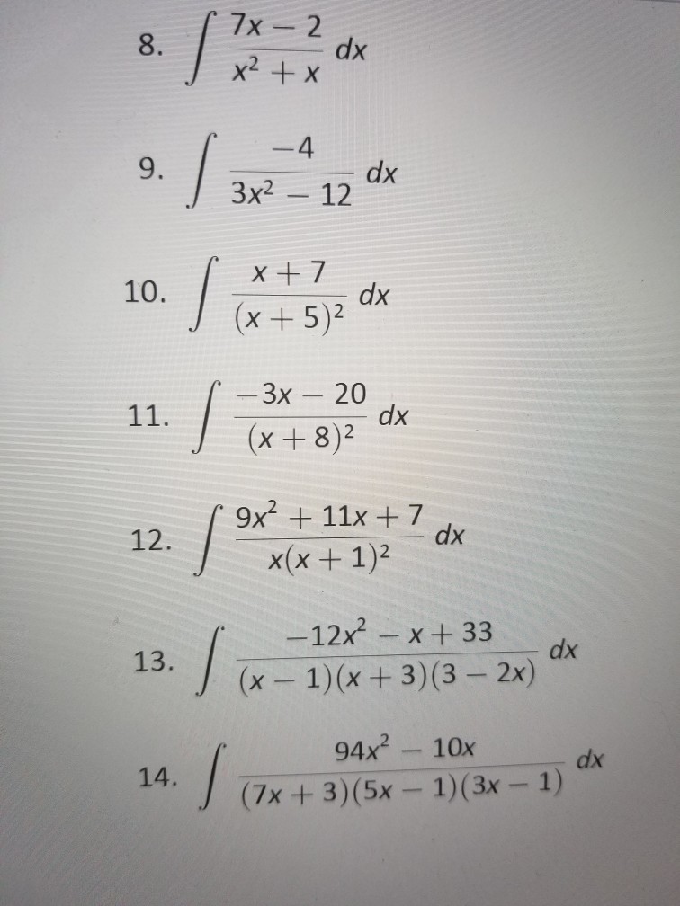 X 11x 7 0. (3x-1)/x^2+7x-12 DX. 2|X-4 - 5|X+5 = 11|x2 - x - 12 + 1. 7x+2x. 2x-x^2=7.