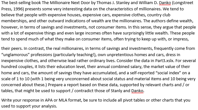 The Best Selling Book The Millionaire Next Door By