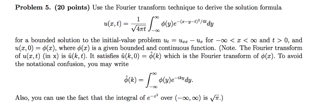 Solved Please Help Me With A Question From Partial Differ Chegg Com