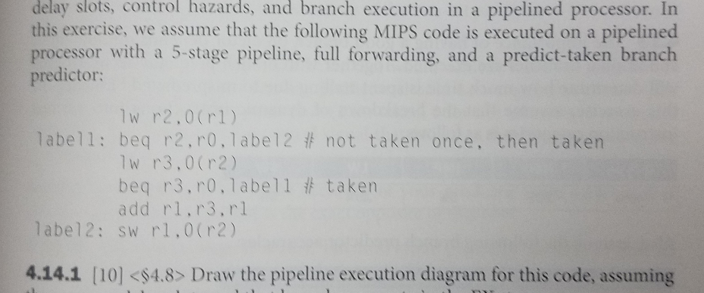 Mips branch delay slot instruction