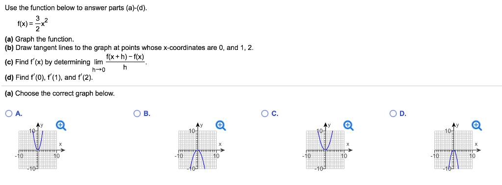 Solved Use The Function Below To Answer Parts A D F Chegg Com