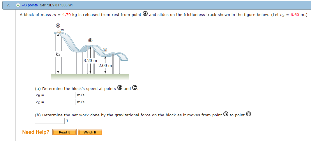 Solved The figure below shows a block with mass m = 5.7 kg