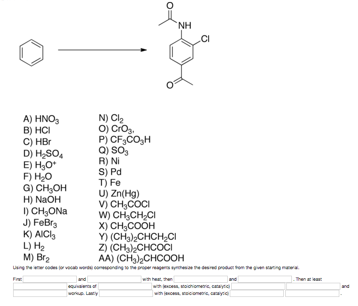 Solved Hno 3 B Hci C Hbr D H 2so 4 E H 3o F H 2o G Chegg Com
