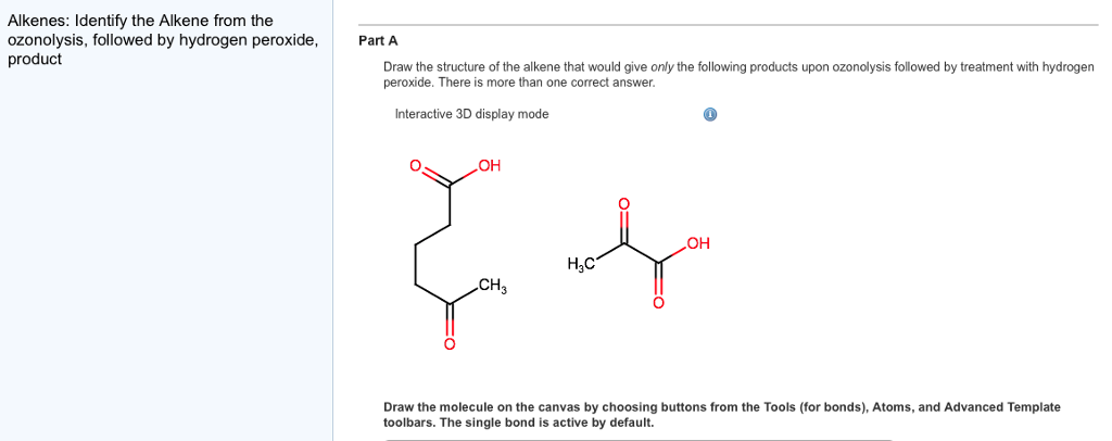 Solved Alkenes Identify The Alkene From The Ozonolysis Chegg Com