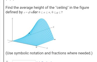 Find The Average Height Of The Ceiling In The Fi Chegg Com
