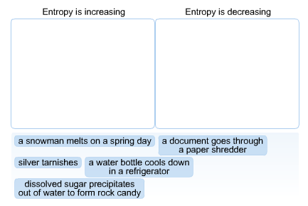 increasing entropy