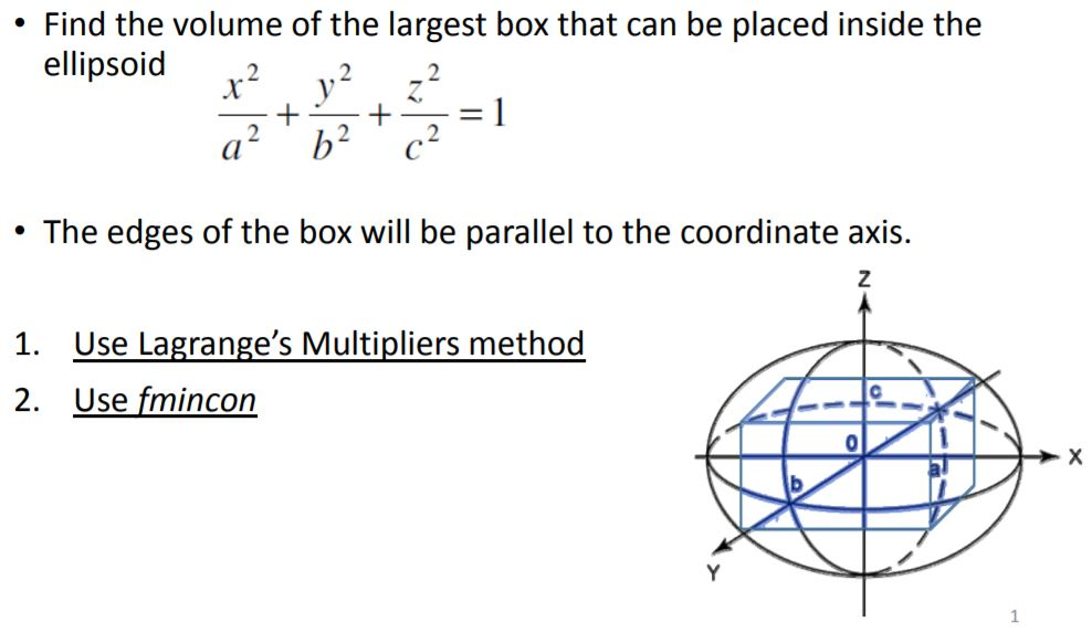 Solved Find The Volume Of The Largest Box That Can Be Pla Chegg Com