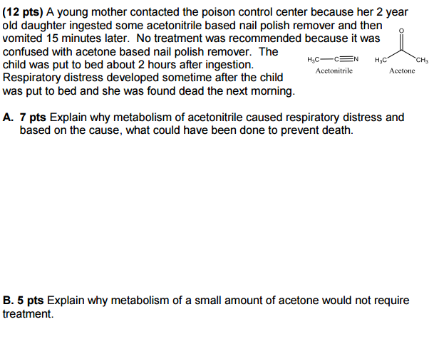 Solved A young mother contacted the poison control center 