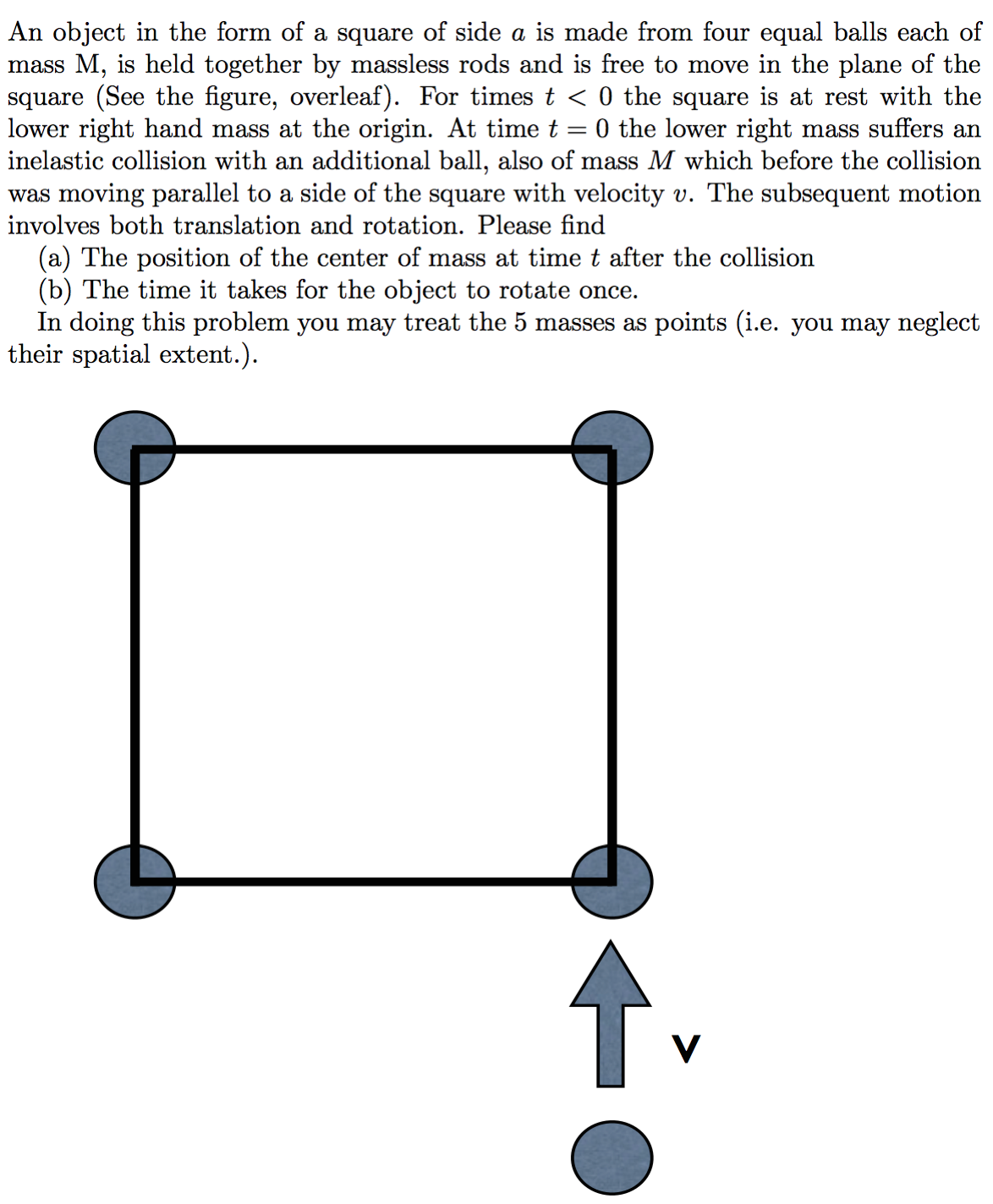 Solved: An Object In The Form Of A Square Of Side A Is Mad... | Chegg.com