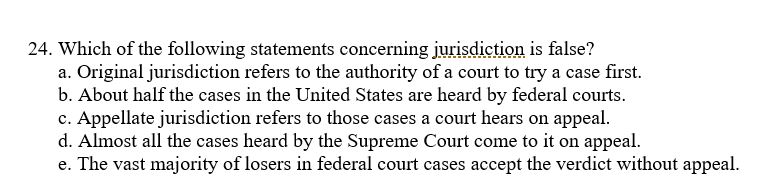 what is the original jurisdiction
