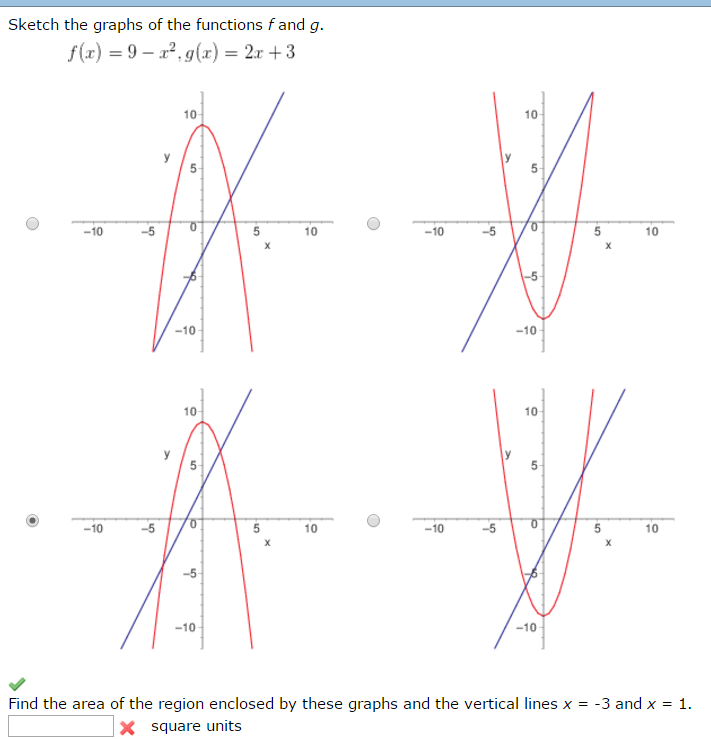 Sketch The Graphs Of The Functions F And G F X Chegg Com