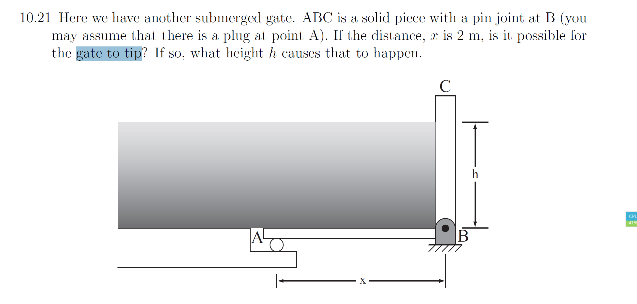 Heres What We Know About Causes Of >> Solved Here We Have Another Submerged Gate Abc Is A Soli Heres What We Know About Causes Of >> Solved Here We Have Another Submerged Gate Abc Is A Soli