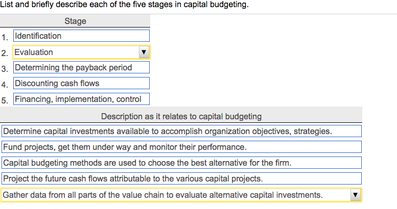 best capital budgeting technique