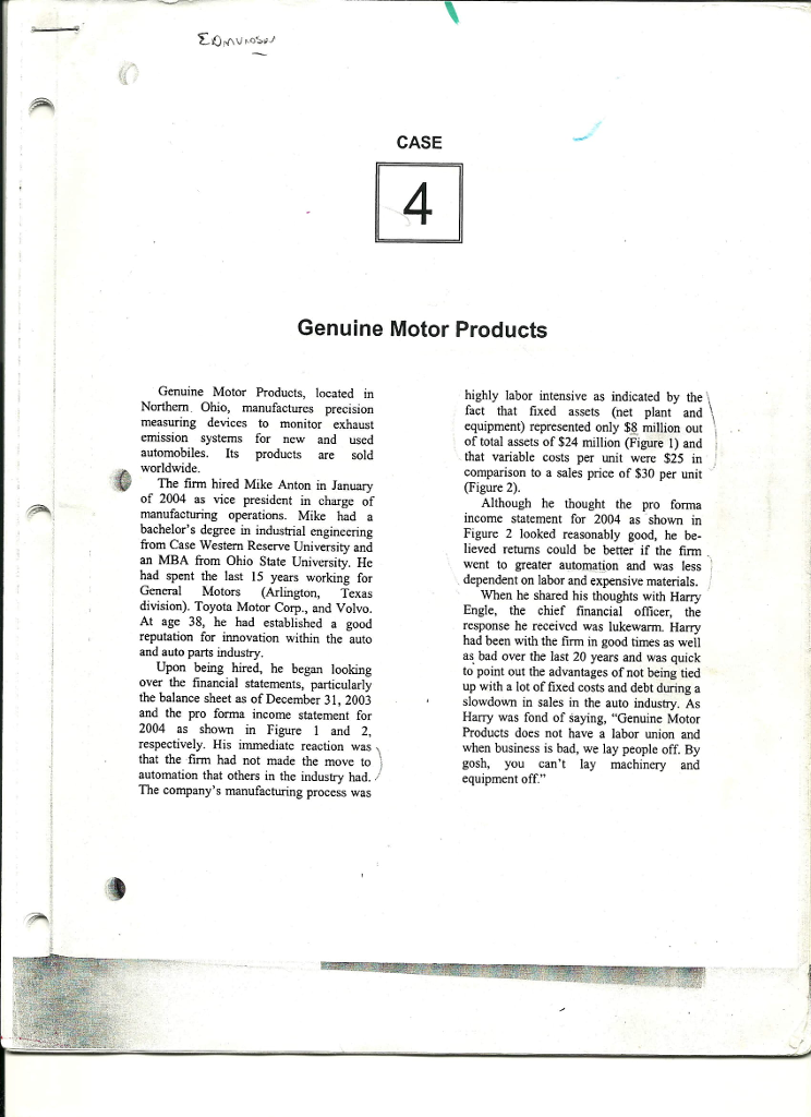 Genuine motor products case study answers image