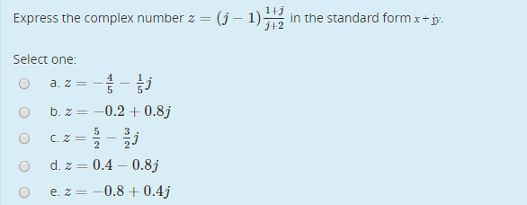 Solved Express The Complex Number Z J 1 1 3 3 2 In Th Chegg Com