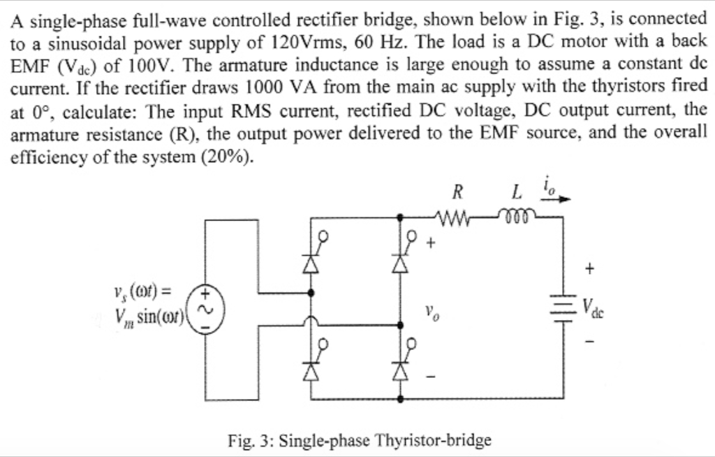 phase controlled rectifier