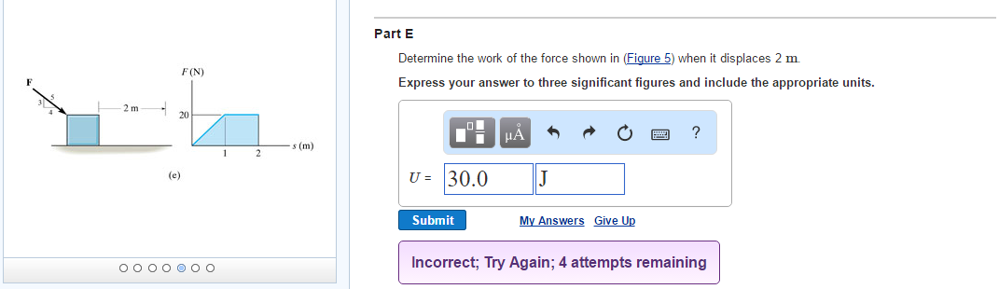 Solved Engineering Mechanics Question Attempts Part C Chegg Com